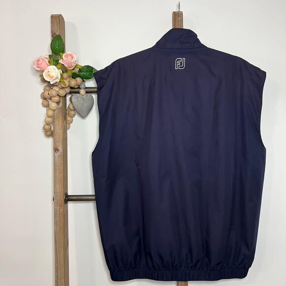 FootJoy Other - FootJoy Mens Navy Blue 1/2 Zip Vest Size Small